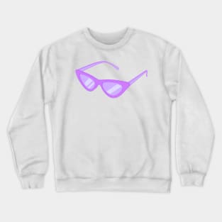 Light purple sunglasses Crewneck Sweatshirt